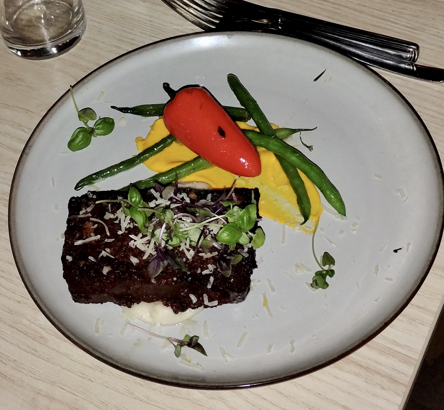 un plat boudin lors de lnos soirées gourmandes