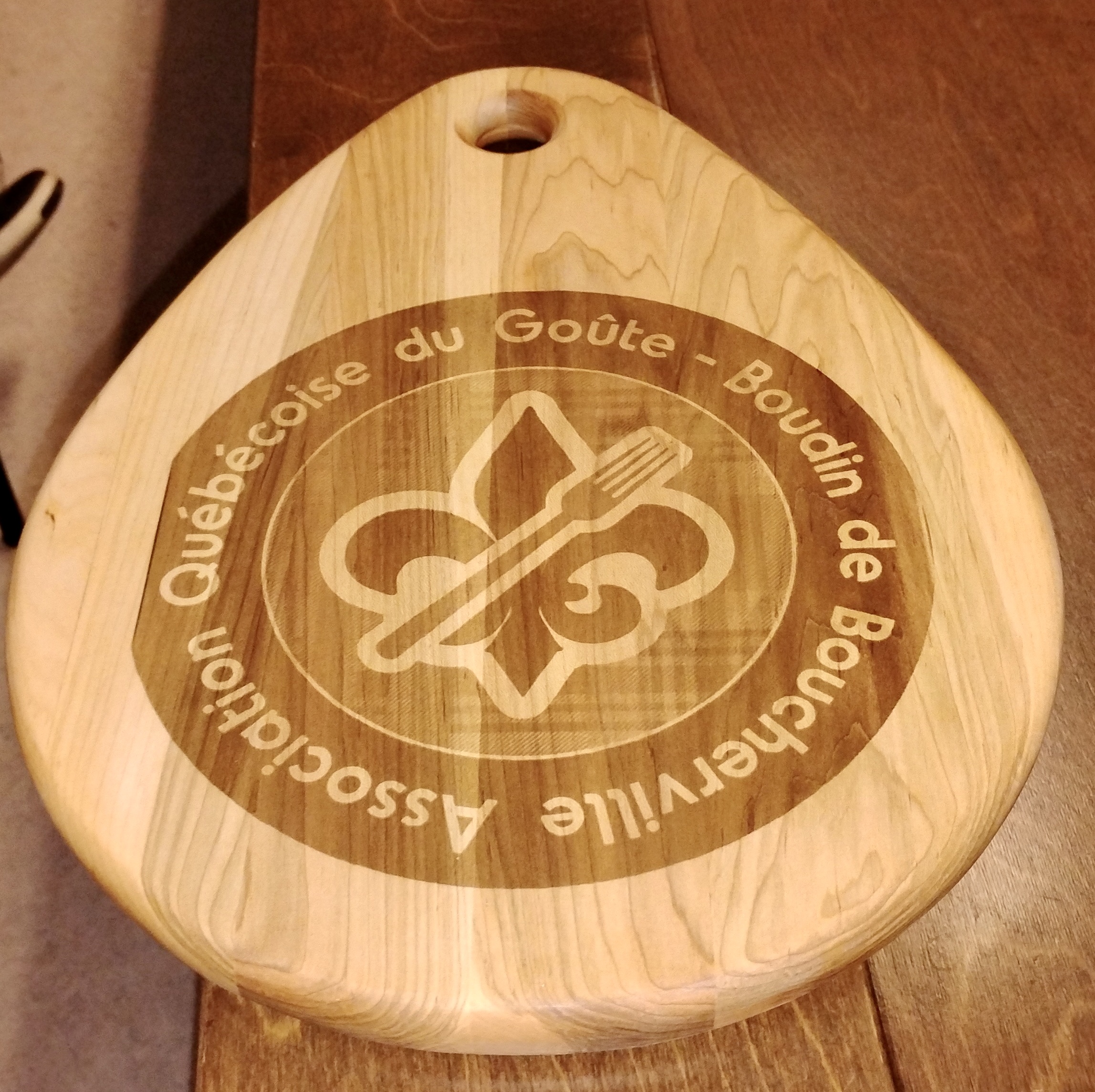 plaque de gagnant proposée