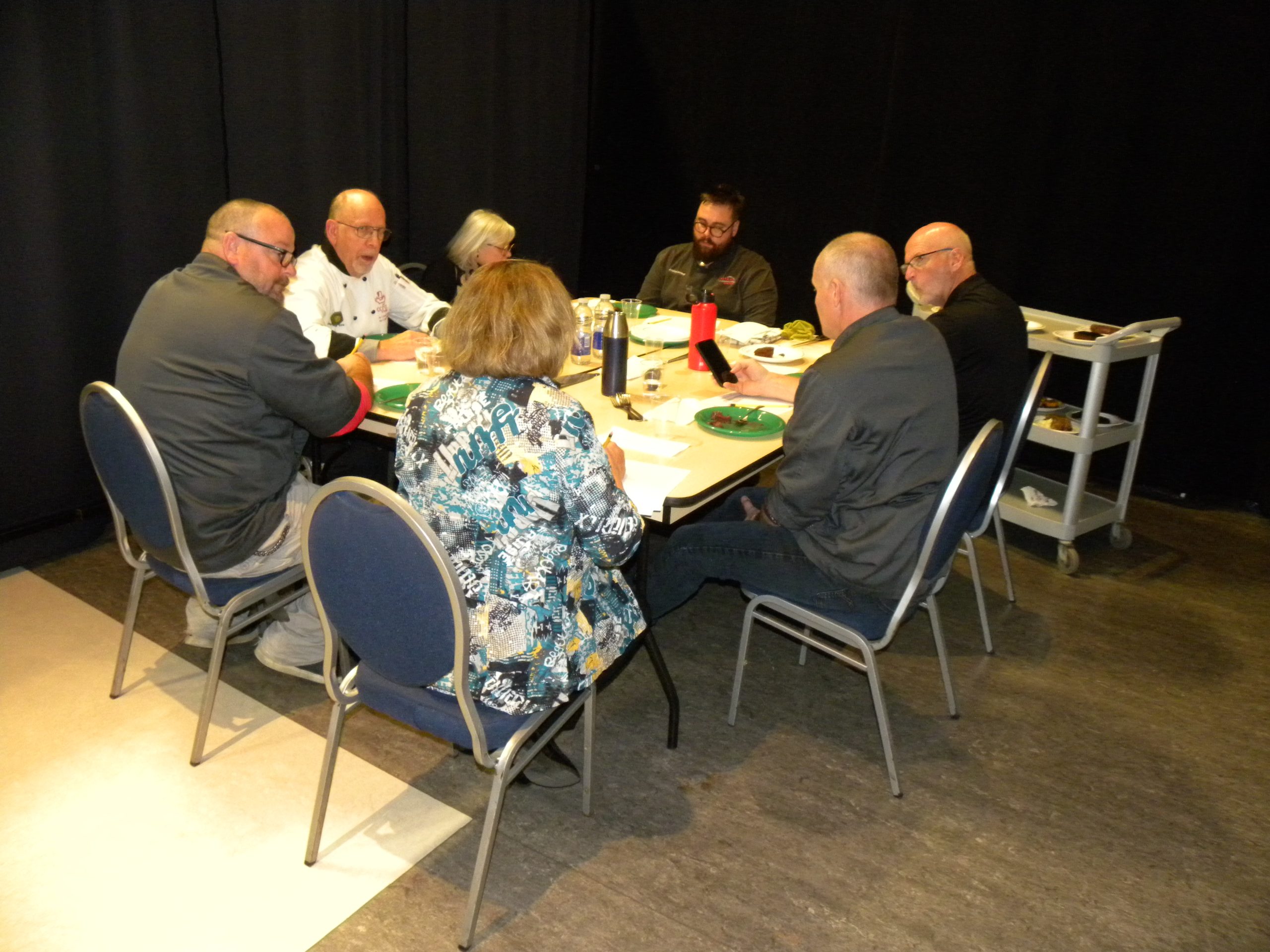 Les chefs au travail