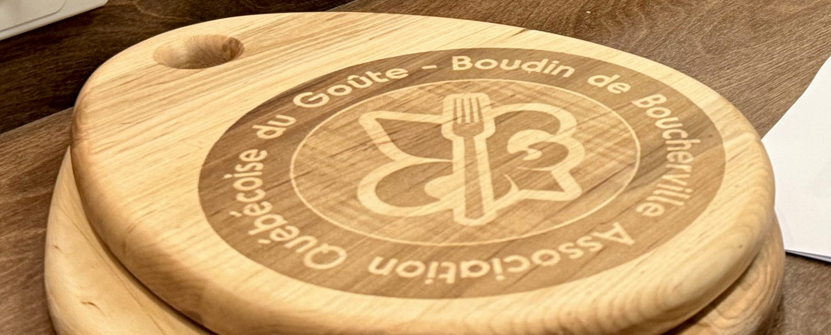 plaque de gagnant proposée